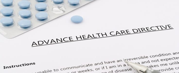 advance health care directive title text