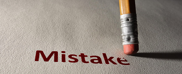 erasing the word mistake