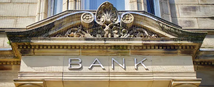 bank front